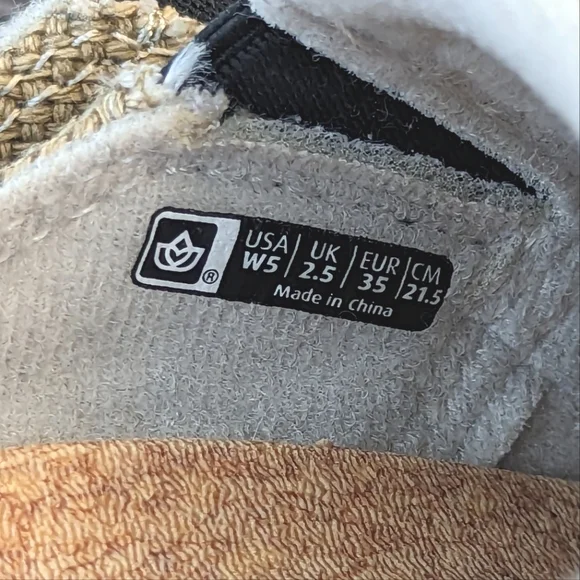 Spenco Siesta Tan Woven Slide Clogs Casual Comfort Shoes - Picture 7 of 14